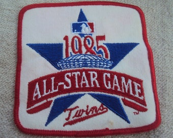 vintage 1985 Twins All Star Game  Sew On Patch Baseball Patch