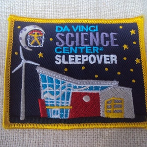 Da Vinci Science Center Sleepover Patch Allentown PA Science Center