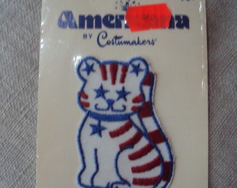 vintage 70er Jahre Kitty Katze Aufnäher zum annähen