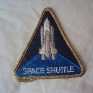 Vintage 70s 80s  Space Shuttle Sew on Patch