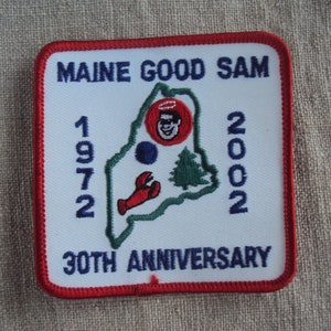 Vintage Maine Good Sam 30th Anniversary Camper Aufnäher Aufnäher Camping Patch