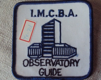 Vintage I M C B A Observatory Guide Patch