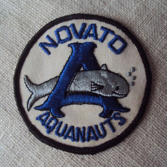 Vintage Novato Aquanauts Group Uniform Sew On Patch Etsy