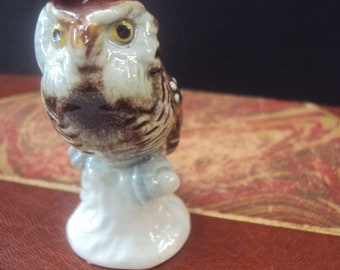 Tiny Vintage Goebel West  Germany  Owl Figurine