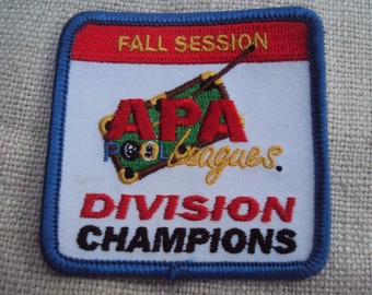 APA Pool League Billiards 2013 National Team Championship Patch 