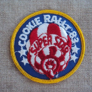 Vintage 1980s Girl Scout Cookie Rally'83  Uniform Iron On Sew On Patch