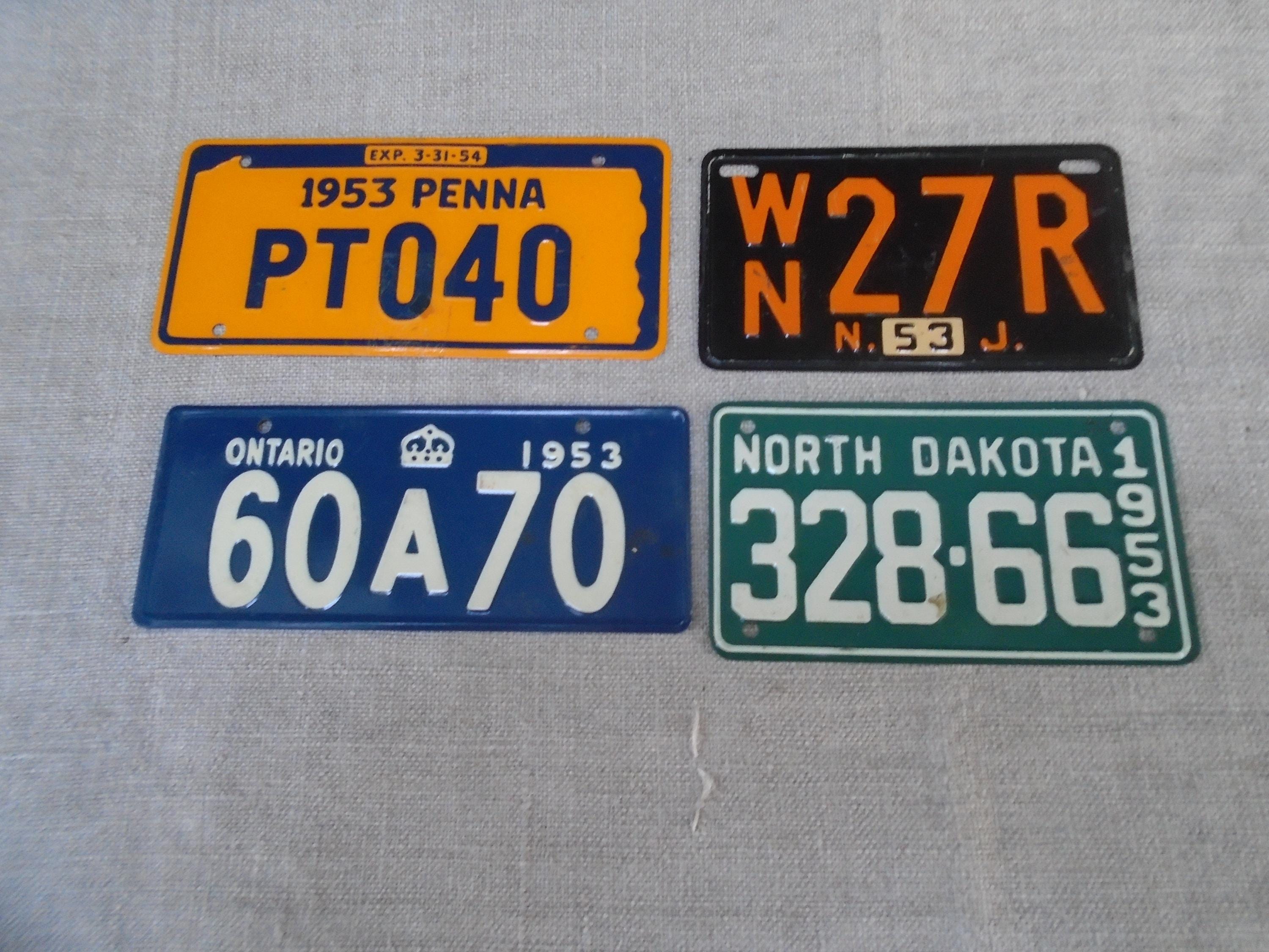 Bike license plate california vintage - Etsy 日本