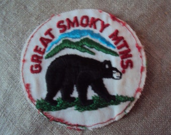 AS IS Vintage Great Smoky Mountains Sew On Patch