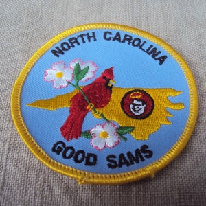 Vintage North Carolina Good Sams Camper Patch Cucito su patch patch campeggio patch