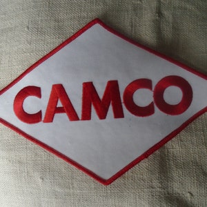 Vintage CAMCO Sew On Patch Large Jacket Uniform Patch