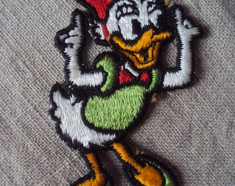 Vintage 1970s  DAISY the  Duck  Figurial Sew On Patch Cartoon Character Patch