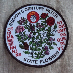Vintage Extra Große Region 5 Century Patch Zustand Blumen Good Sam Camper Aufnäher Aufnäher Camping Aufnäher Aufnäher