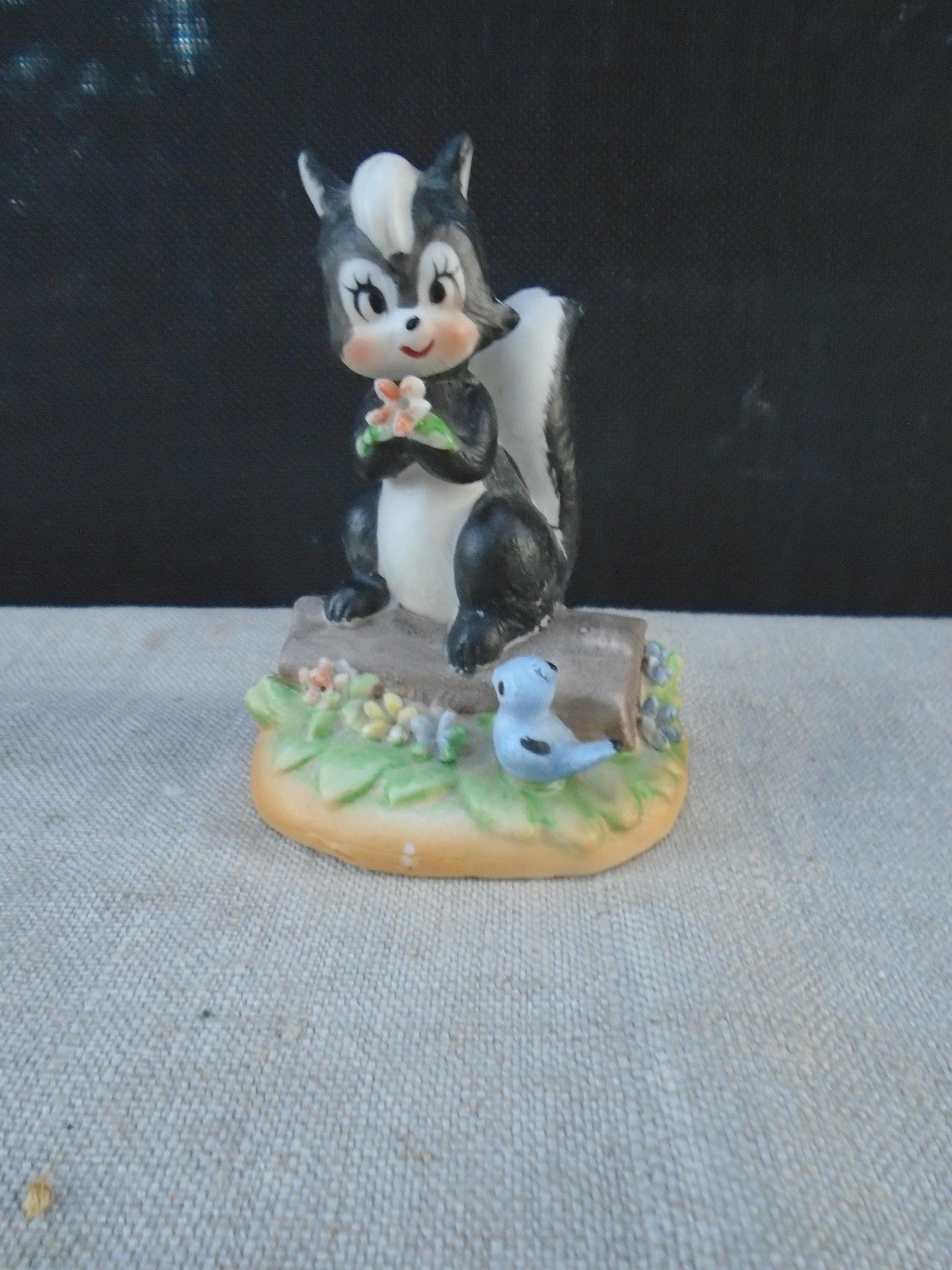 Vintage Skunk Figurine - Etsy
