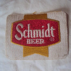 Schmidt Beer Uniform Iron On Sew On Patch Vintage Patch