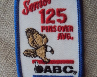 VINTAGE EMBROIDERED PATCH BOWLING RETRO ABC SERIES 700 SERIES EAGLE VINTAGE EMBROIDERED PATCH BOWLING RETRO ABC SERIES 700 SERIES EAGLE