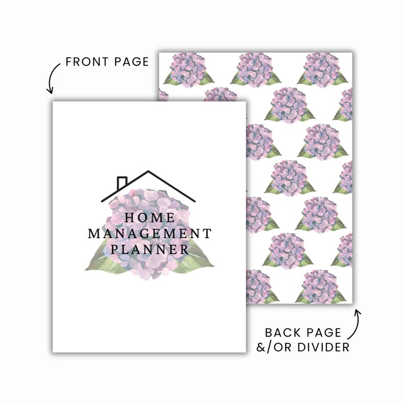 Home Management Planner, Printable Household Management Binder Bundle ...