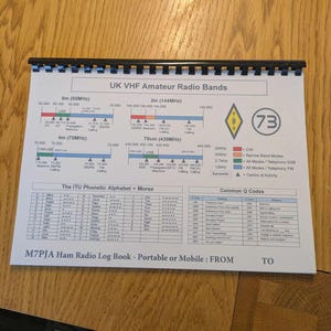 Ham Radio Log Book - with your callsign