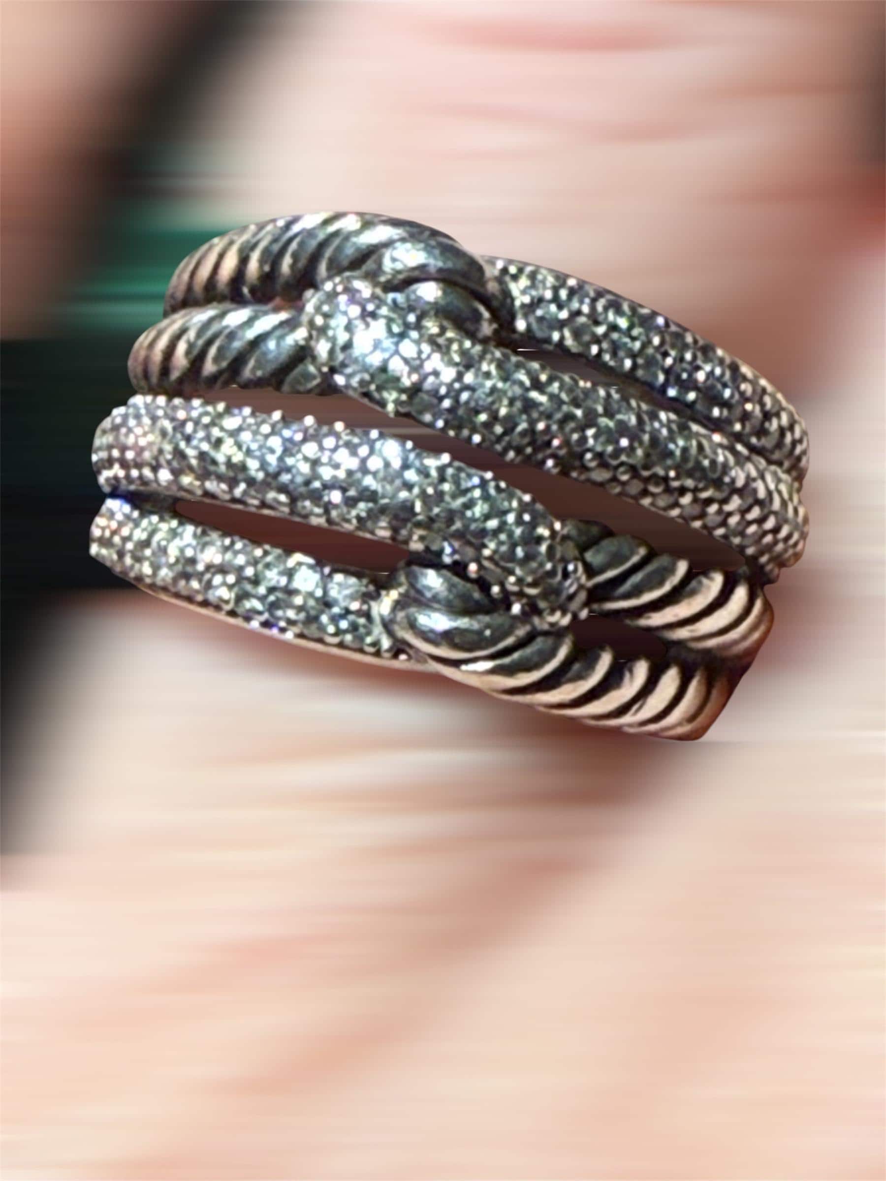 P*8様 david yurmanリング 925 14K Authentic David Yurman Ring - Etsy Canada