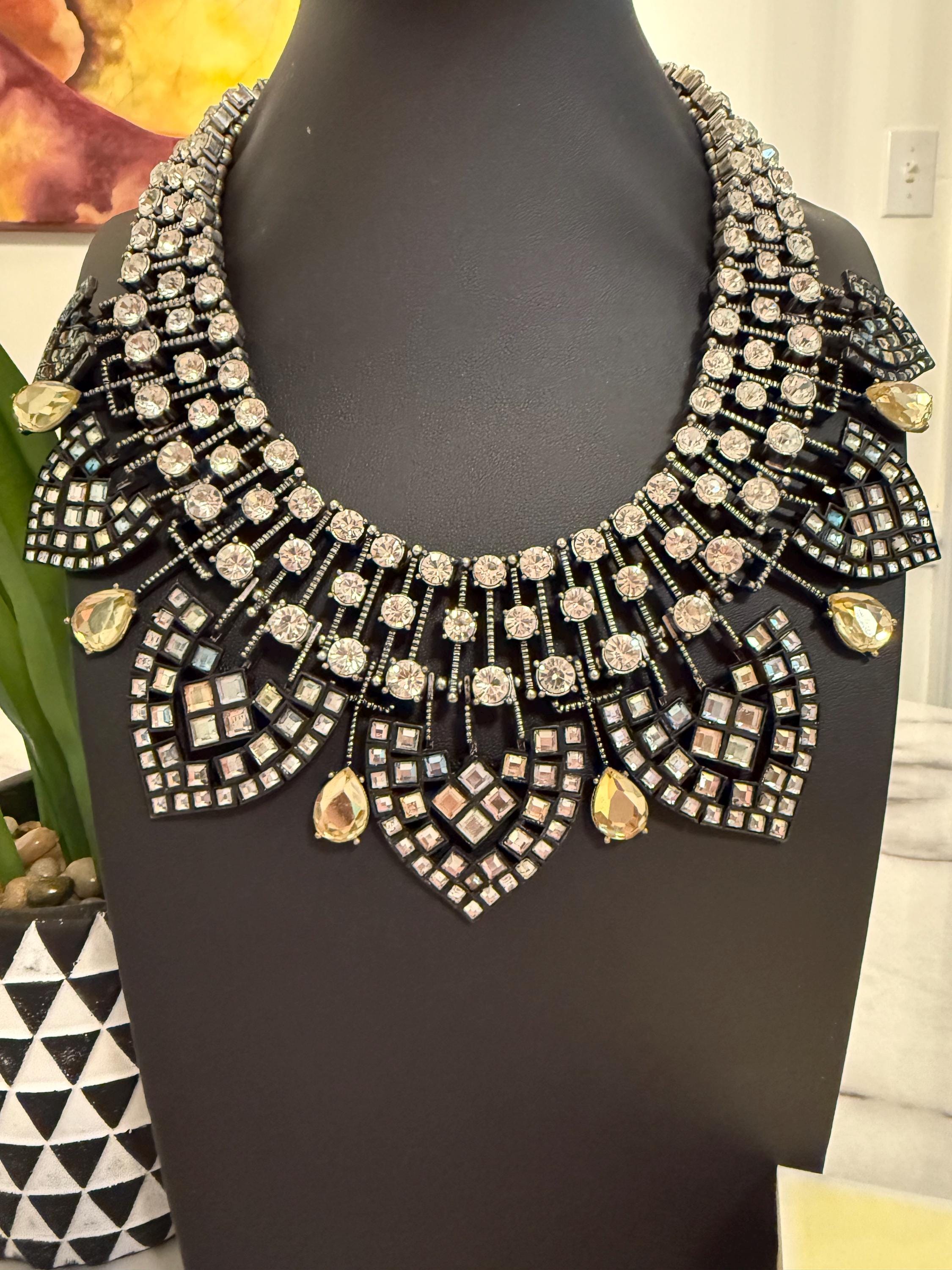 ZARA【NEW】BEADED BIB NECKLACE Zara Bib Fashion Necklaces & Pendants for sale - eBay