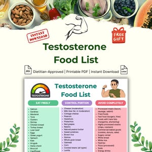 Lista de alimentos ricos en testosterona, dieta para mejorar la salud masculina (comer libremente y evitar)
