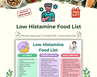 Histaminarme Lebensmittelliste: Einfache Anleitung für das Mastzellstimulationssyndrom
