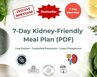 Speiseplan bei Niereninsuffizienz: Phosphorarme Kost (PDF)