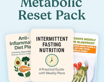 Metabolic-Reset-Ratgeber: Ernährungspläne für Gewicht, Hormone & Verdauung (digital)