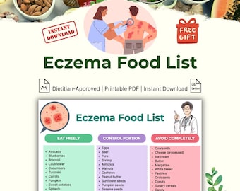 Ekzem-freundliche Lebensmittelliste - Starte & Trink-Tracker