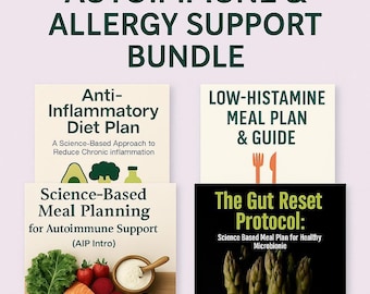 Autoimmune & Allergy Support Bundle - Anti-Entflammungs- und Darmgesundheitsplan