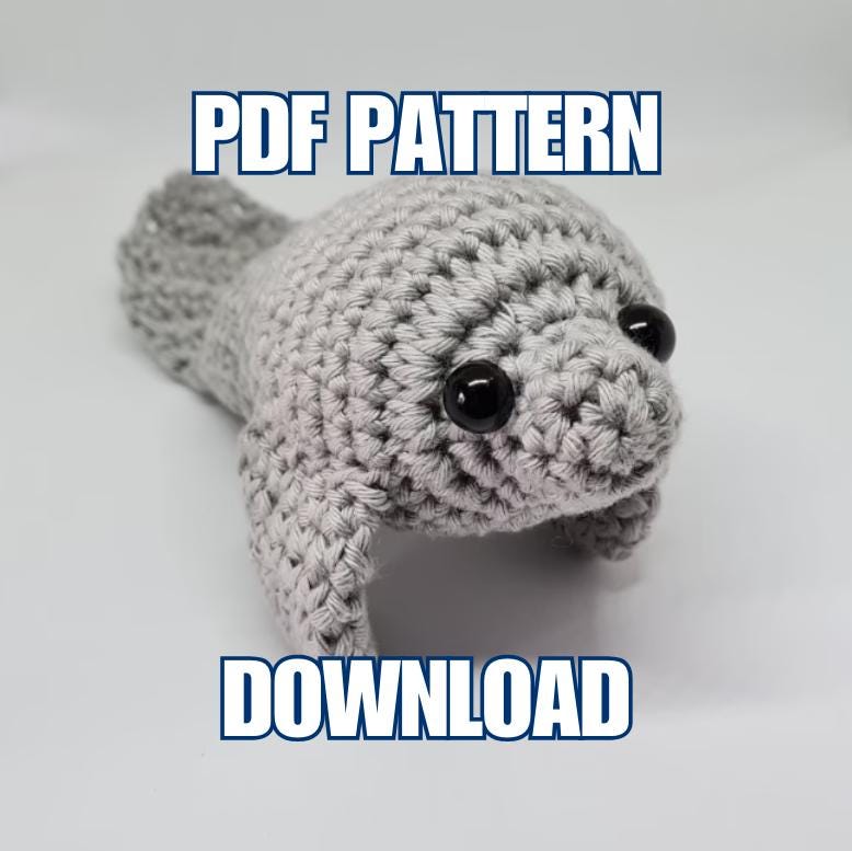Beginner-Friendly Sea Animal Manatee Pattern