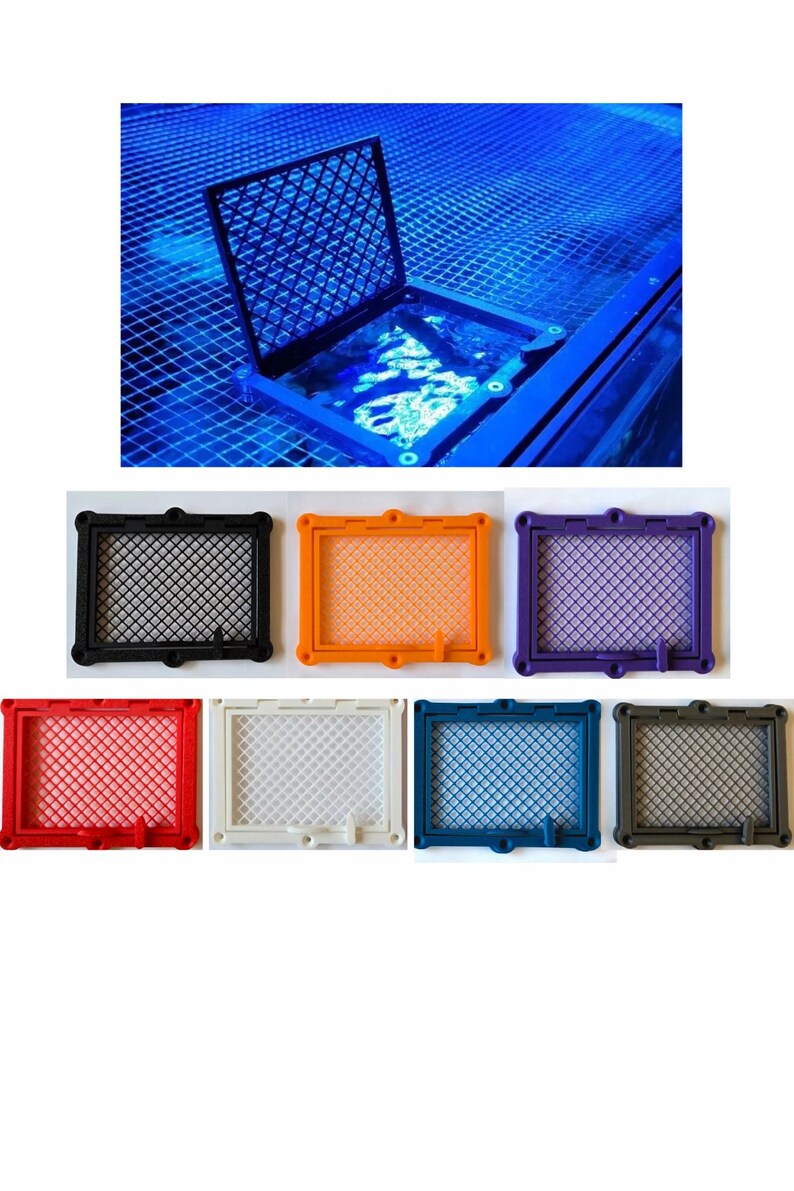 A closer look at Fancy Goldfish Tank Mesh Screens