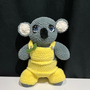 Crochet pattern Koala in overalls amigurumi PDF - Amigurumi Koala bear pattern Tutorial Diy – Plush pattern