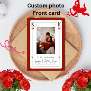 Foto personalizzata per San Valentino / Biglietto per fidanzato, marito, regalo personalizzato, regalo di anniversario / ANDREAS DIGITAL PRINTS