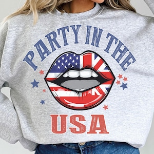 Retro Party in der USA PNG USA Flagge Groovy Amerika Retro Fourth of Juli Lustiger 4