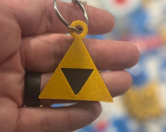 Legend of Zelda Triforce Keychain