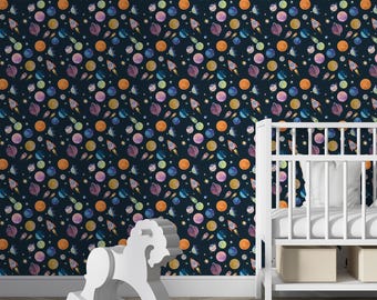 Papel de parede infantil, decalque de parede para berçário, decorações para chá de bebê, presente para menino, papel de parede infantil removível e colante, papel de parede infantil