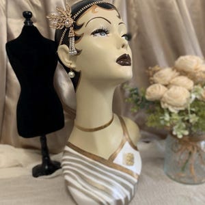 OOAK Hand Painted Mannequin Head