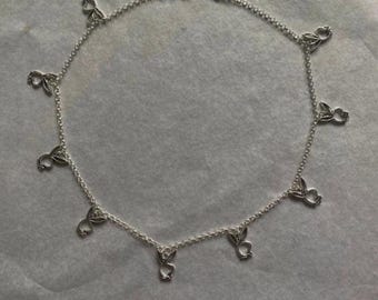 Playboy Bunny Necklace Chain 925 Silver Silver y2k 2000 90s Vintage Style Cute Kawaii