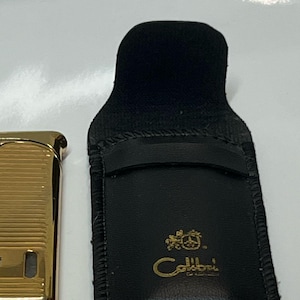 Briquet vintage Colibri - Briquet plaqué or