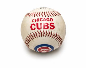 Antique/Vintage Chicago Cubs Commemorative Baseball Ball - Signature