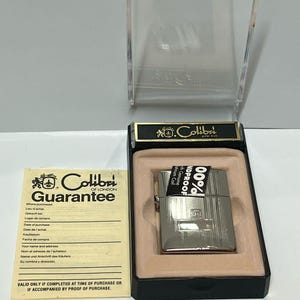 Vintage Lighter Colibri Quantum 100 - Silver Plated Lighter