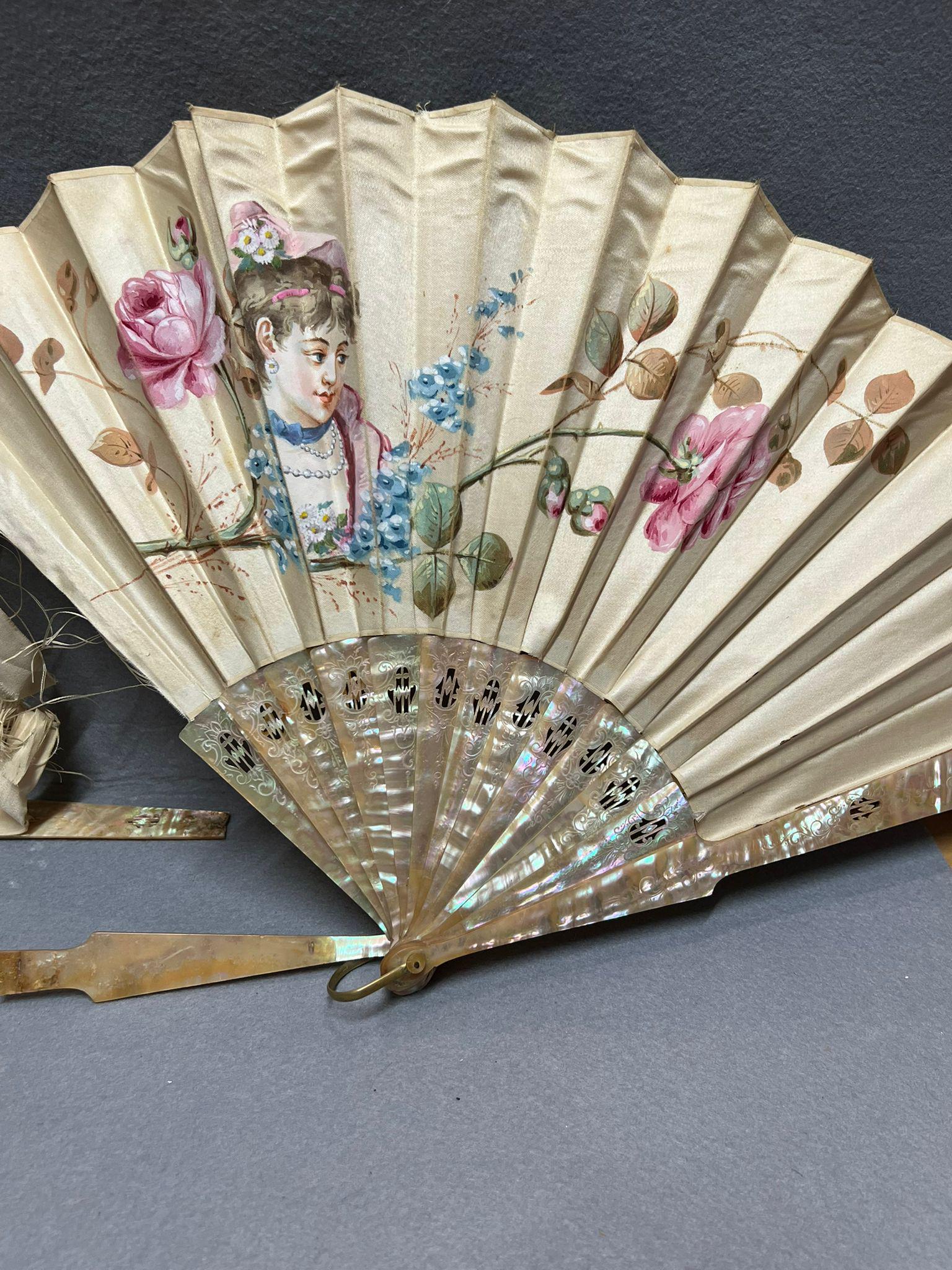 Antique hand fan - Etsy 日本