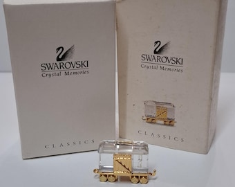 Swarovski Crystal Train Set, Locomotive Transportation, Wagon