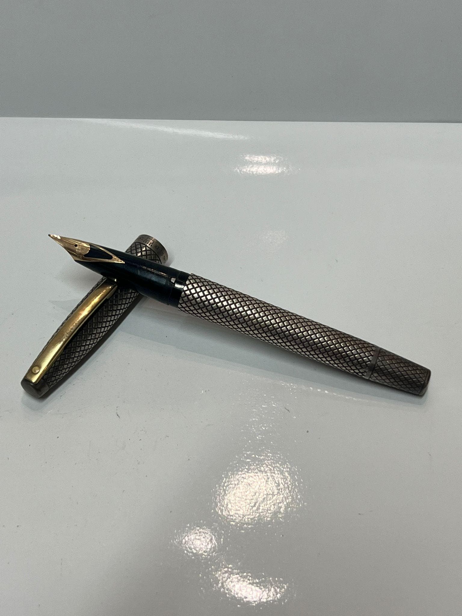 Vintage Sheaffer Imperial Sterling Silver - 14kt NIB - Fountain