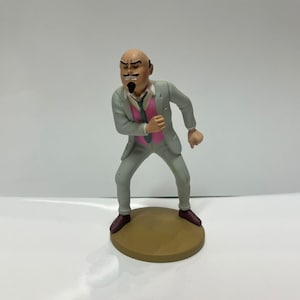 Official Tintin statuette - Dr. Müller the arsonist – from The Black Island – Page 21 -rare – Moulinsart 2015 – Hergé