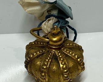 Antique/Vintage Brass Crown - Papperweight - Seal - Gold Plated