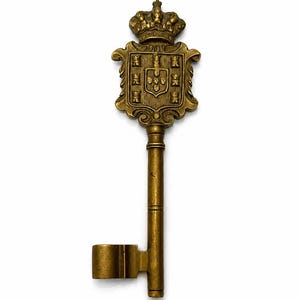Antique/Vintage Ceremonial Key From Coimbra - Portugal 19th Century