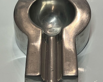 Antique/Vintage Metal Pipe and Cigar Ashtray