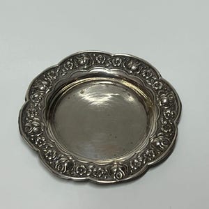 Bandeja antigua de plata esterlina - Art Nouveau - Art Deco - Plata esterlina portuguesa .833
