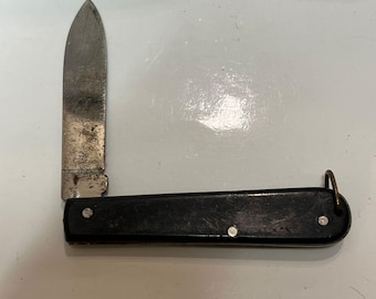 Vintage Swiss Army Single Blade - FOlding Pocket Knife Stainless Steel